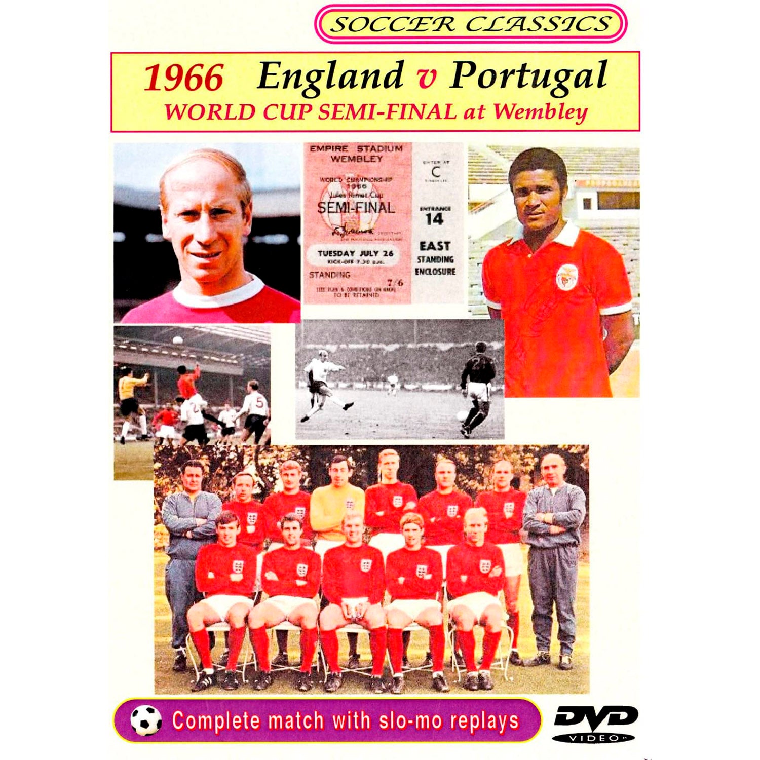 1966 World Cup Semi-Final – England vs Portugal | Soccer Books Limited
