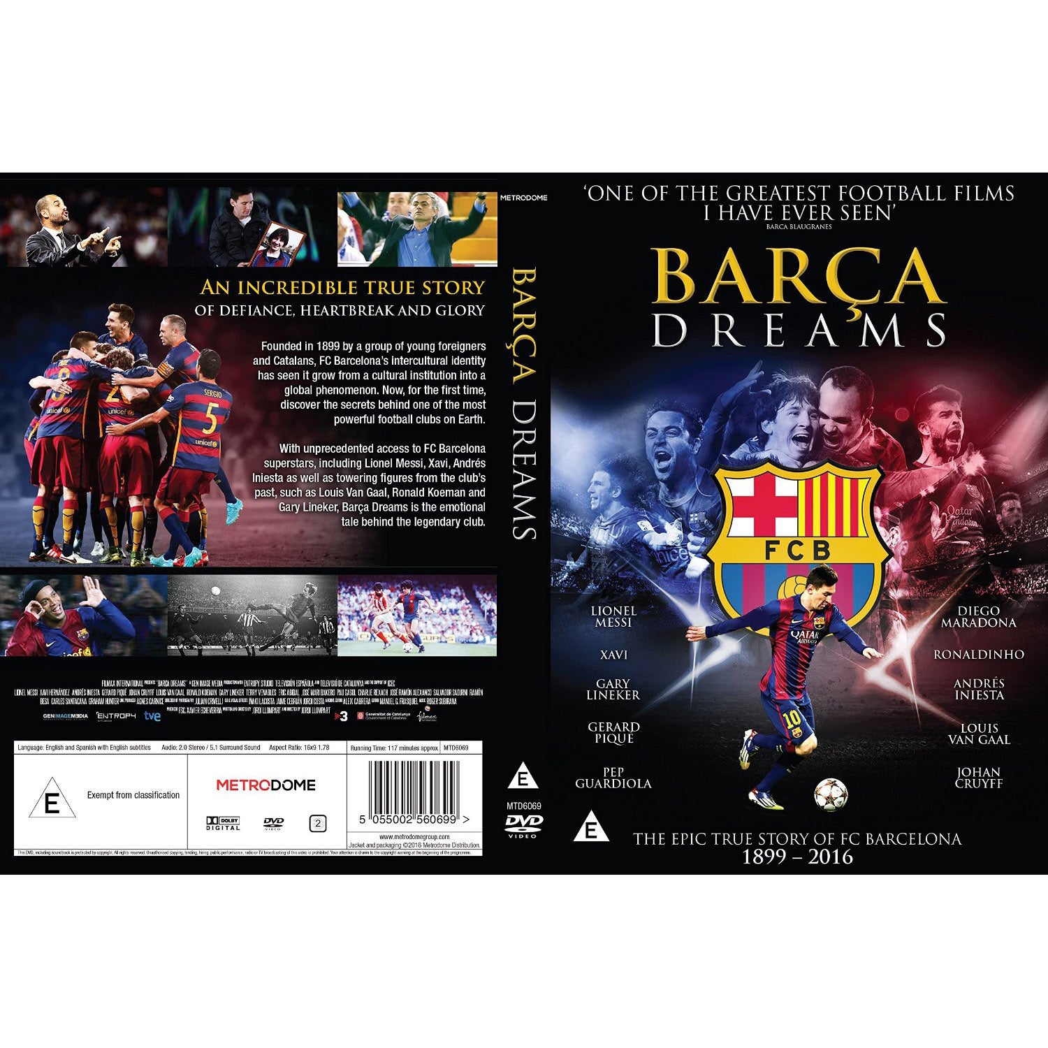 Barca Dreams – The Epic True Story of FC Barcelona 1899-2016