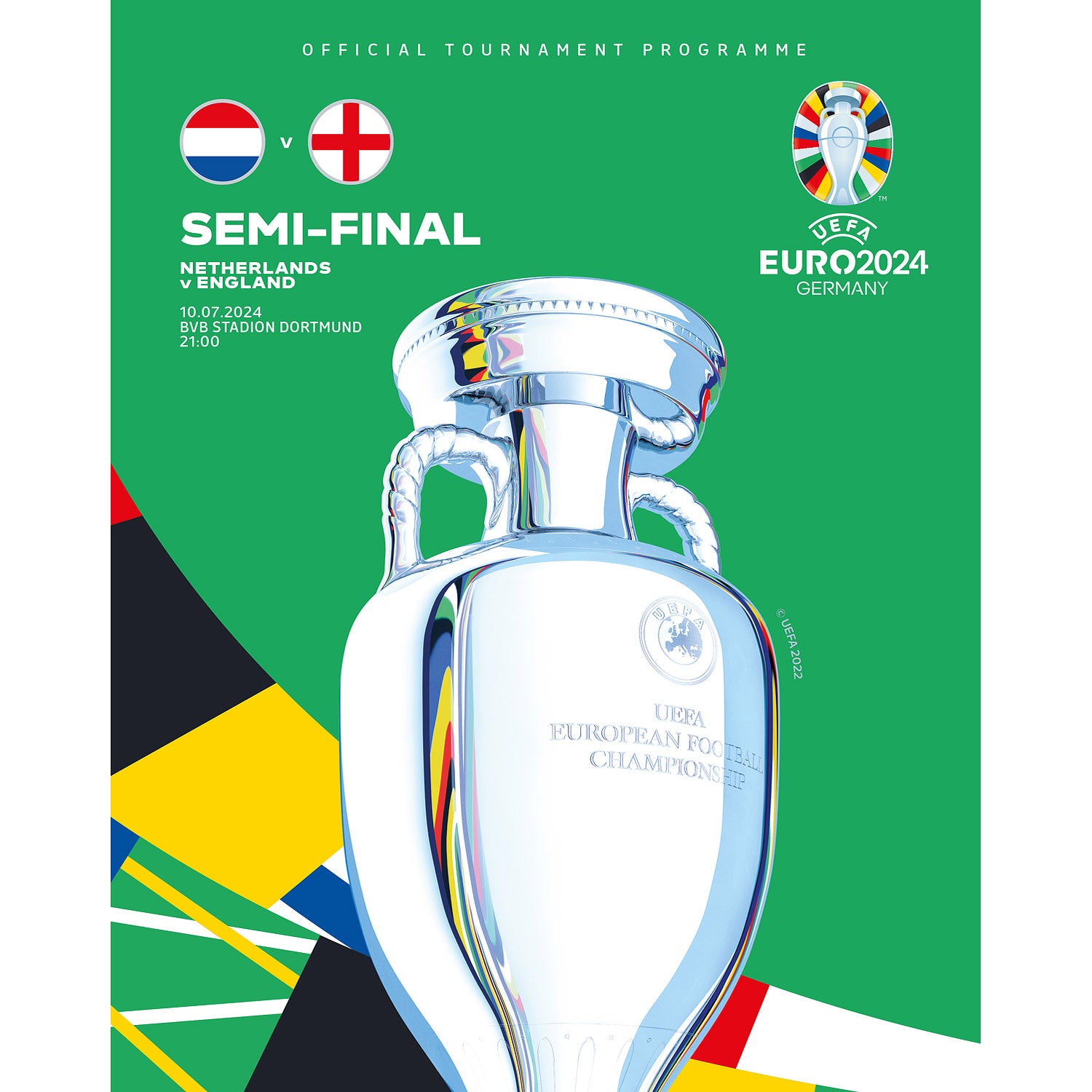 UEFA EURO 2024 Semifinal Netherlands vs England Official Tourna