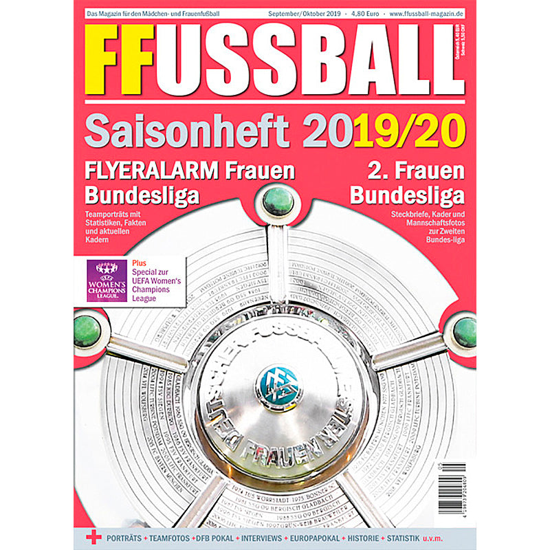 Frauen Fussball Saisonheft 2019/20 (German Women's Football Preview)