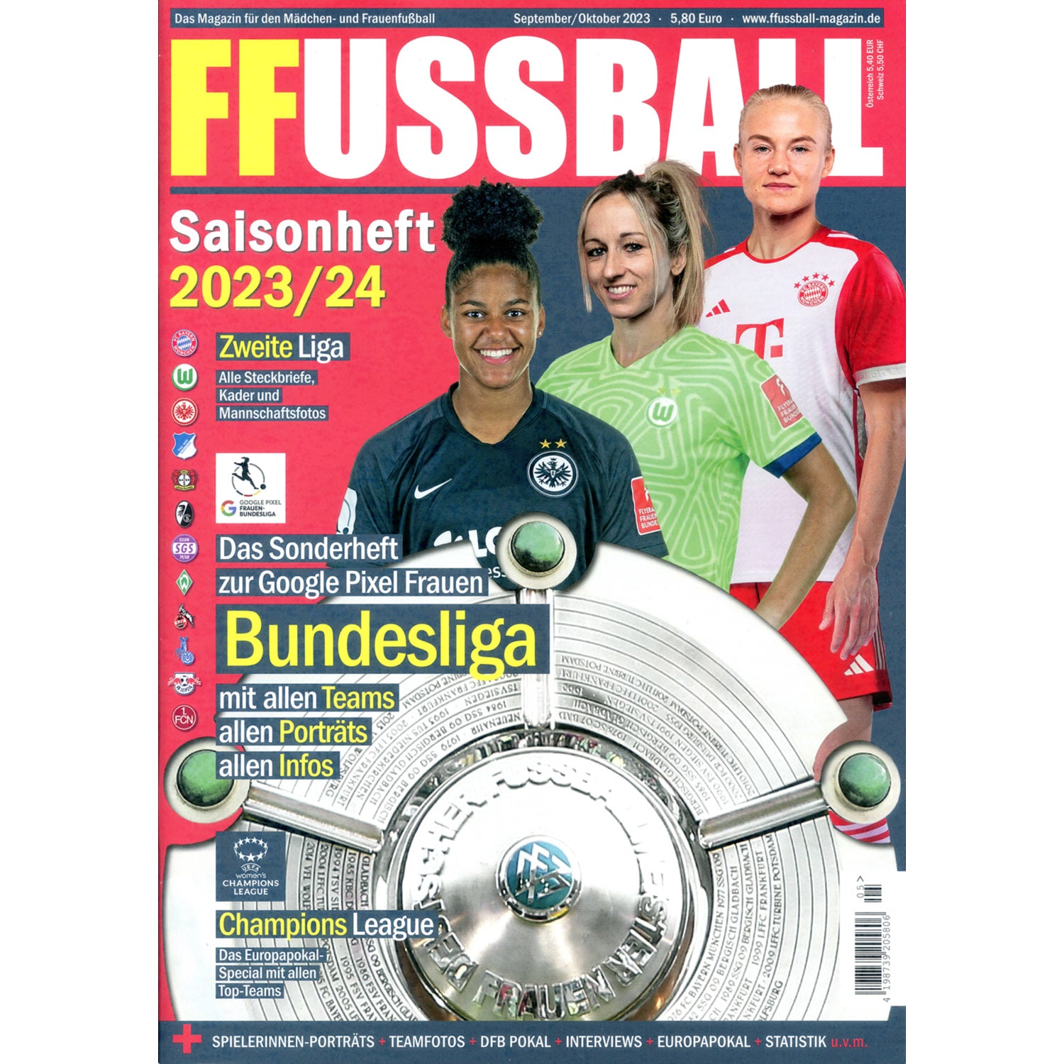 Frauen Fussball Saisonheft 2023/24 (German Women's Football Preview)