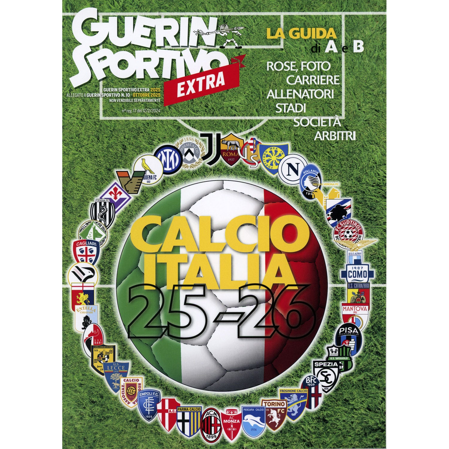 Guerin Sportivo 26-1991 + Calciomondo - Milan, Zenga, Poster Coppi - Italie