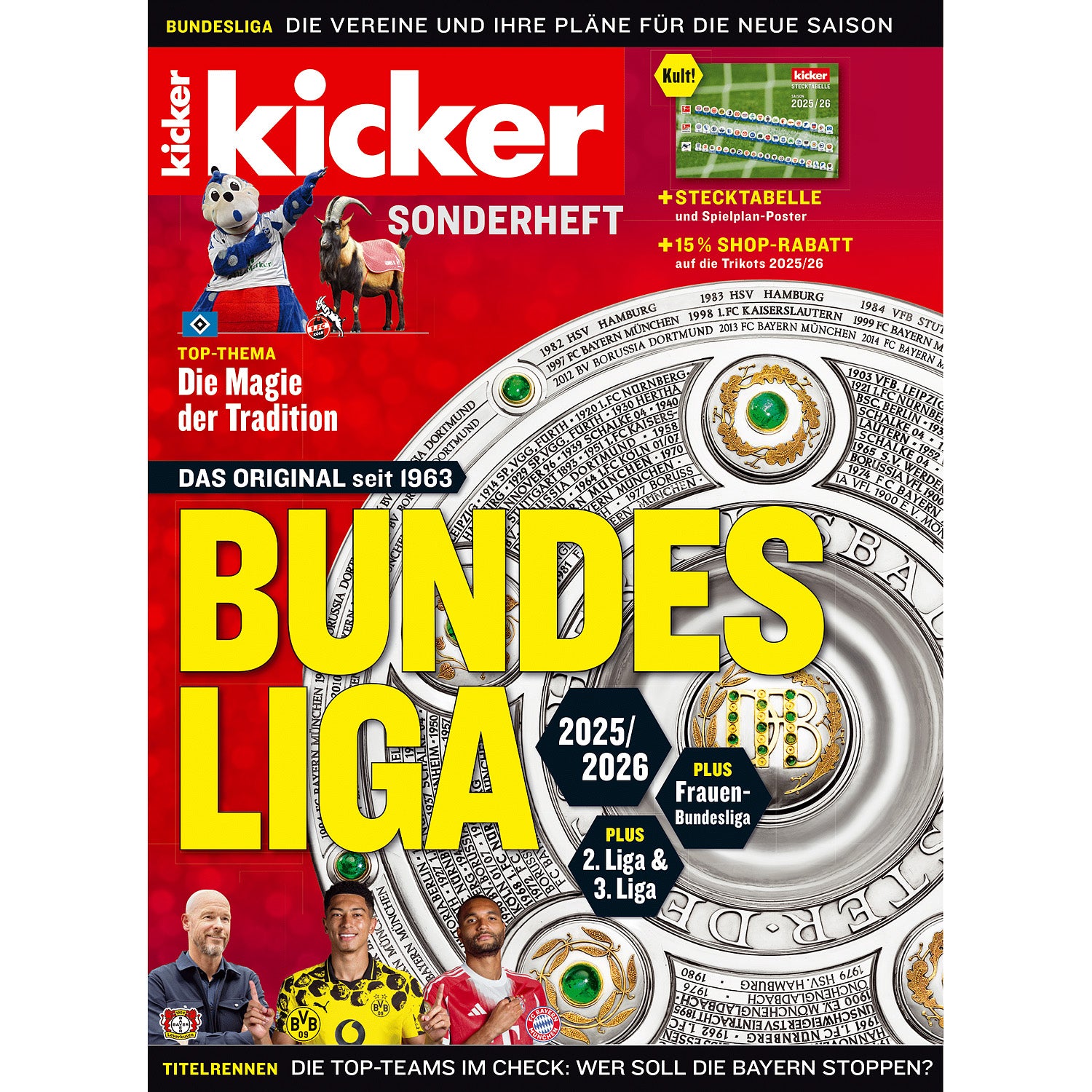 Kicker Sonderheft Bundesliga 2025/2026 (Germany Season Preview) | Soccer  Books Limited