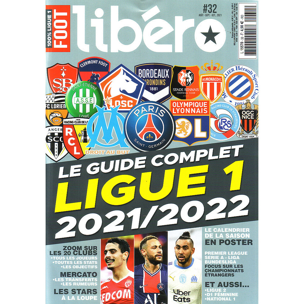 Libero – Le Guide Complet Ligue 1 2021/2022 (France Season Preview)