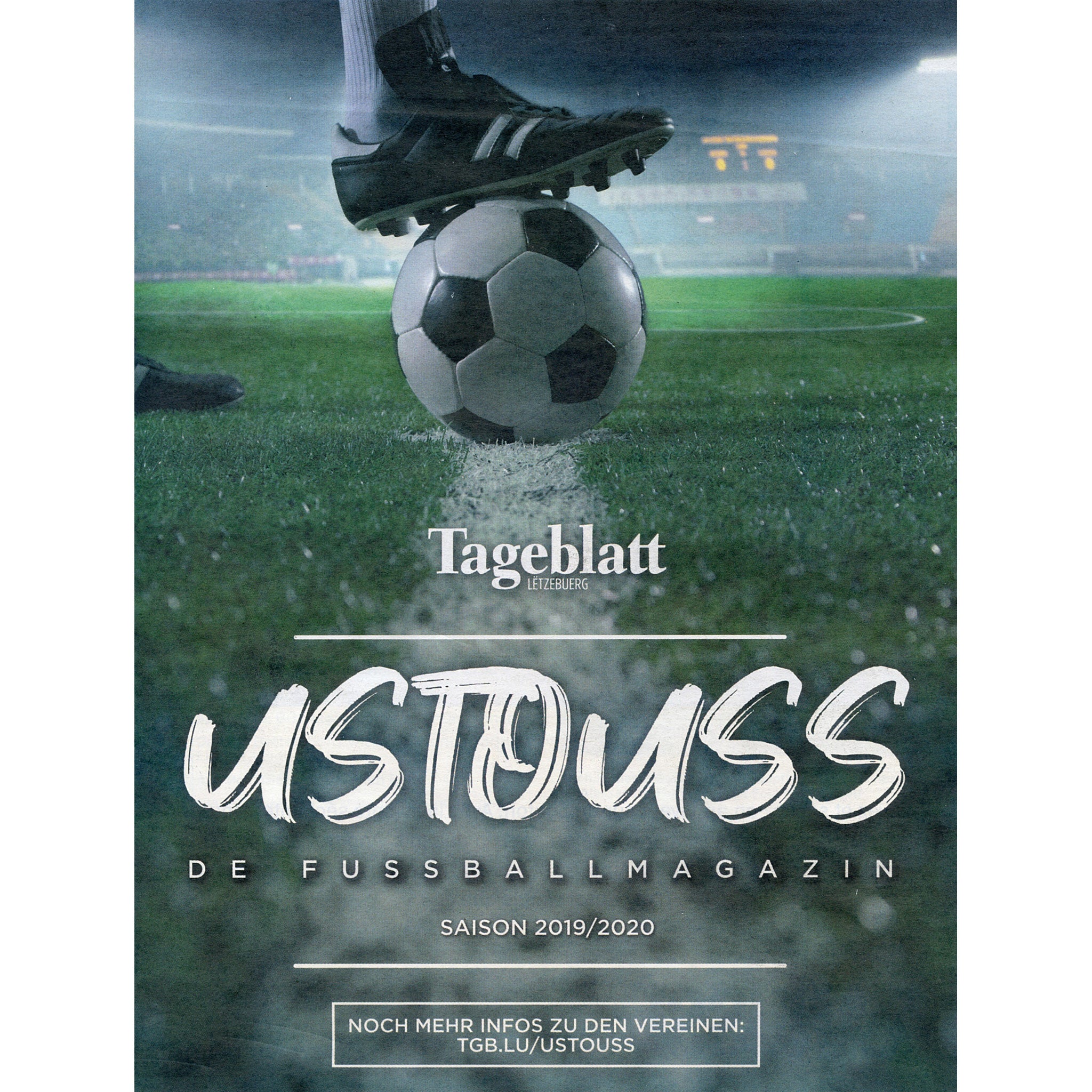 Tageblatt Ustouss de Fussballmagazin Saison 2019/2020 (Luxembourg Season Preview)