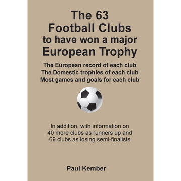 The 63 Football Clubs to have won a major European Trophy