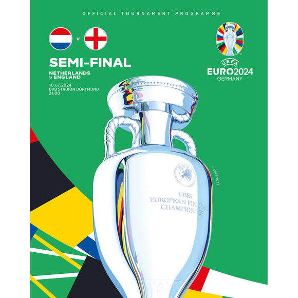 UEFA EURO 2024 – Semi-final – Netherlands vs England – Official Tournament Programme