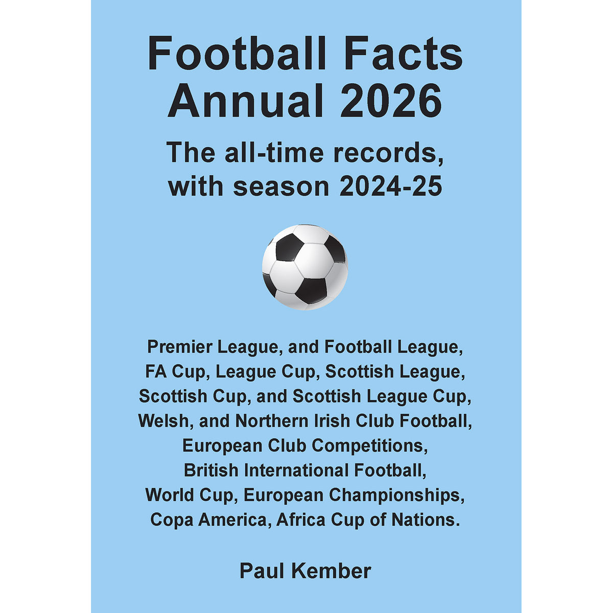 Football Informasin Football Facts Annual 2026 | Soccer Books Limited