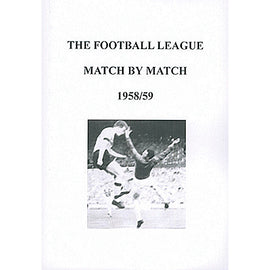 The Football League Match By Match 1958/59