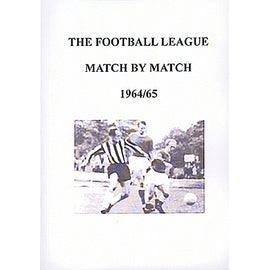 The Football League Match By Match 1964/65