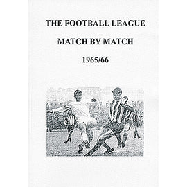 The Football League Match By Match 1965/66