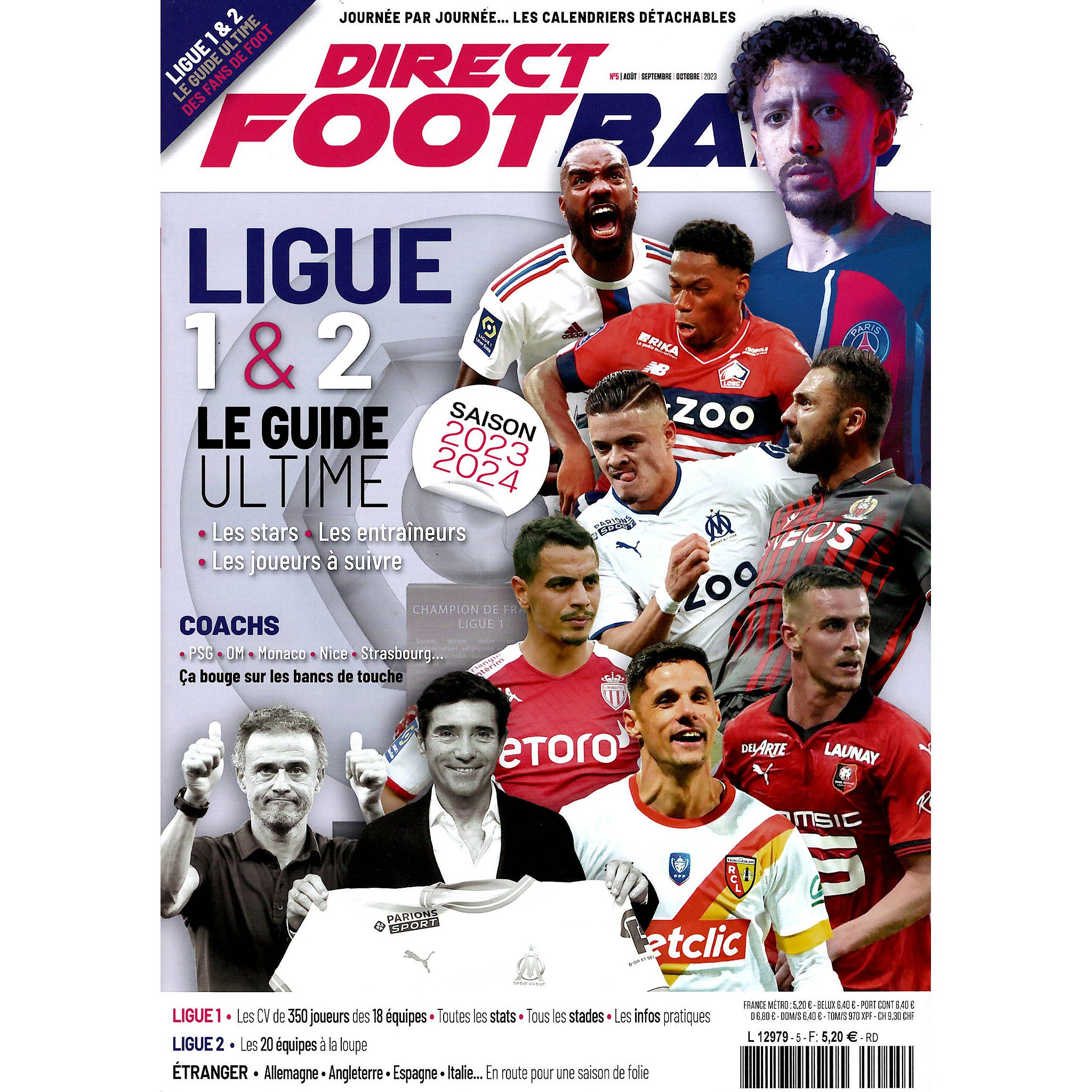 Direct Football – Ligue 1 & 2 – Le Guide Ultime Saison 2023-2024 (France Season Preview)