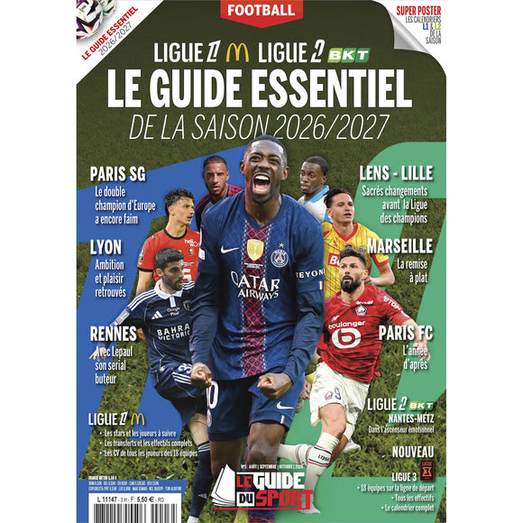 Football – Ligue 1 & 2 – Le Guide Essential 2026/2027 (France Season Preview)
