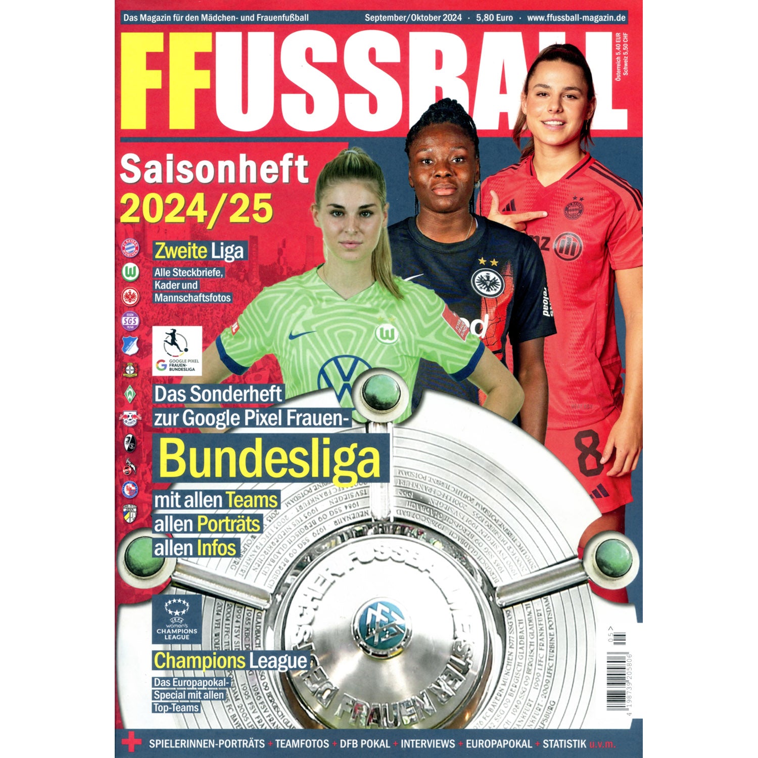 Frauen Fussball Saisonheft 2024/25 (German Women's Football Preview)