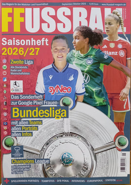 PRE-ORDER:  Frauen Fussball Saisonheft 2026/27 (German Women's Football Preview)