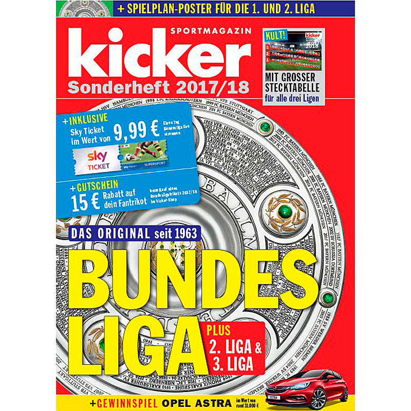 Kicker Sonderheft Bundesliga 2017/18 (Germany Season Preview)