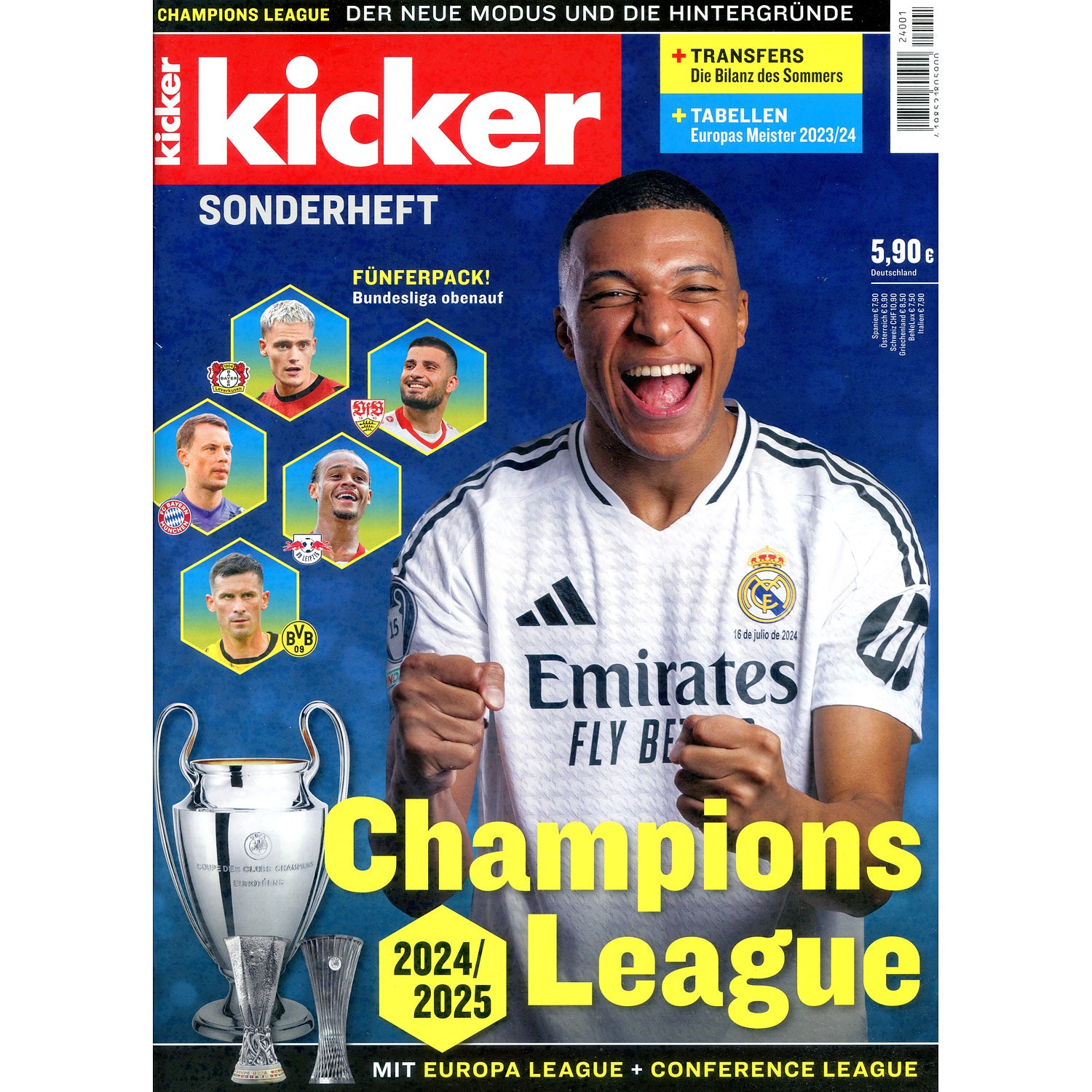 Kicker Sonderheft Champions League 2024/2025