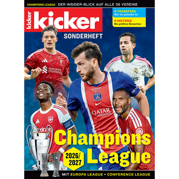 PRE-ORDER: Kicker Sonderheft Champions League 2026/2027