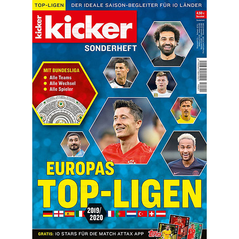 Kicker Sonderheft Europas Top-Ligen 2019/2020 (German European Leagues Preview)