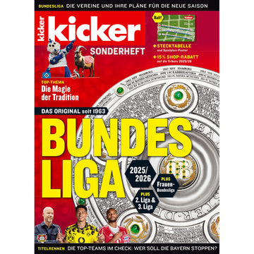 Kicker Sonderheft Bundesliga 2025/2026 (Germany Season Preview)