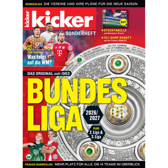 Kicker Sonderheft Bundesliga 2026/2027 (Germany Season Preview)