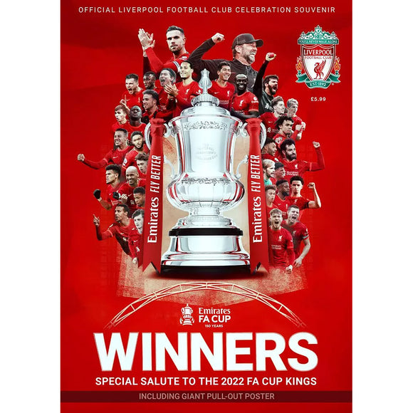Winners – Special Salute to the 2022 F.A. Cup Kings – Liverpool FC Official Celebration Souvenir