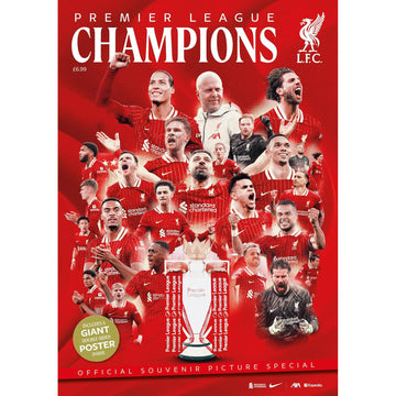Liverpool FC Premier League Champions 2024/25 – Official Special Souvenir