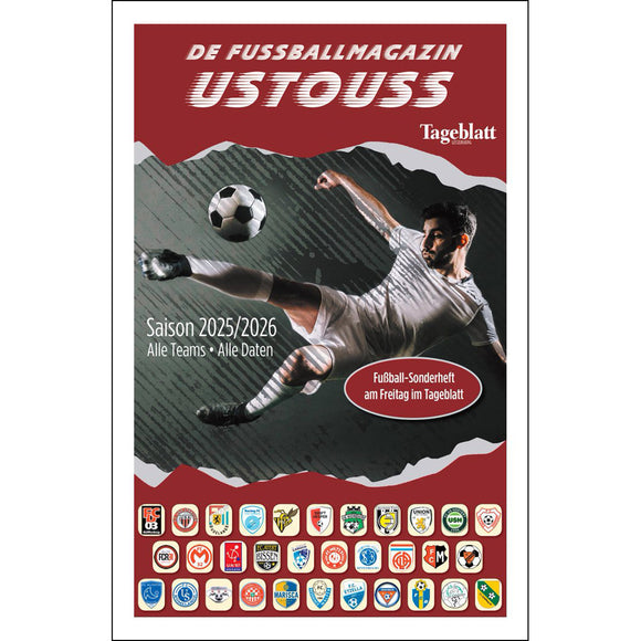 Tageblatt Ustouss de Fussballmagazin Saison 2025/2026 (Luxembourg Season Preview)