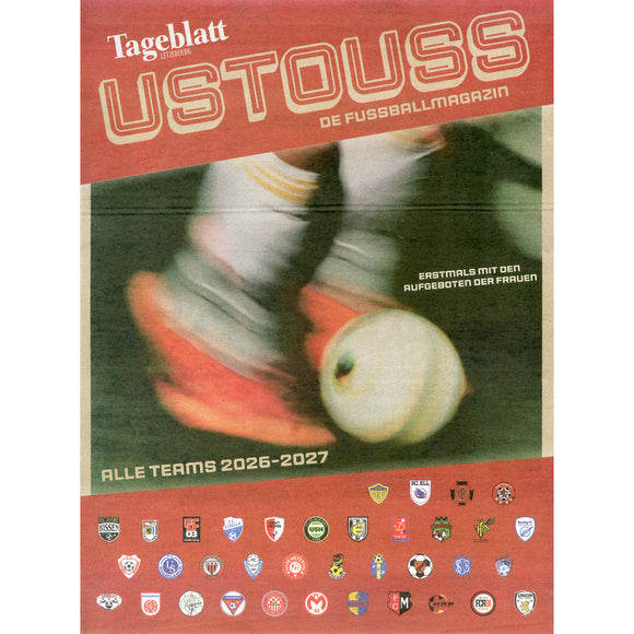 Tageblatt Ustouss de Fussballmagazin Saison 2026/2027 (Luxembourg Season Preview)