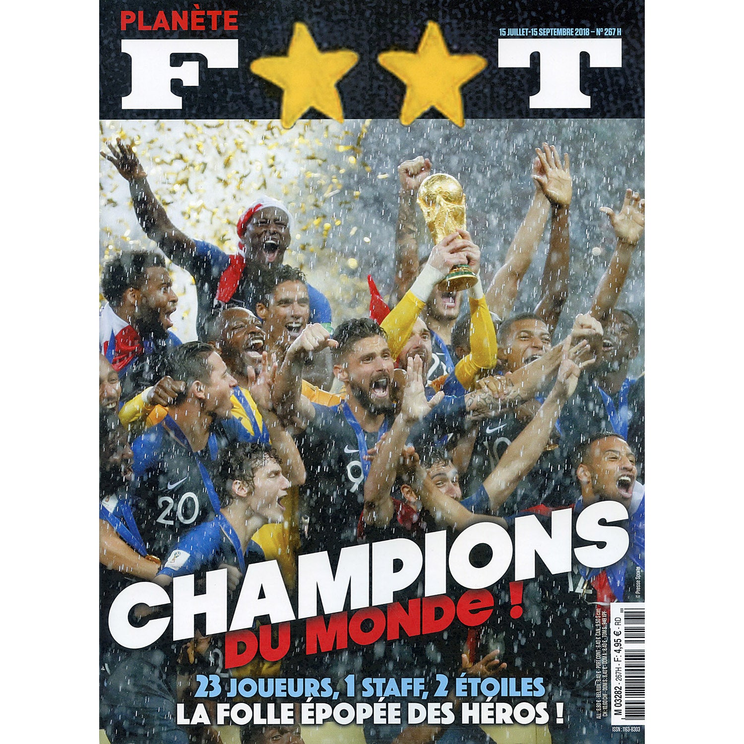 Planete Foot Champions du Monde! (French 2018 World Cup Souvenir)