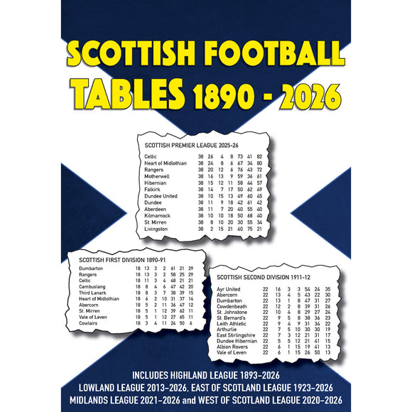 Scottish Football Tables 1890-2026 – ADVANCE ORDER