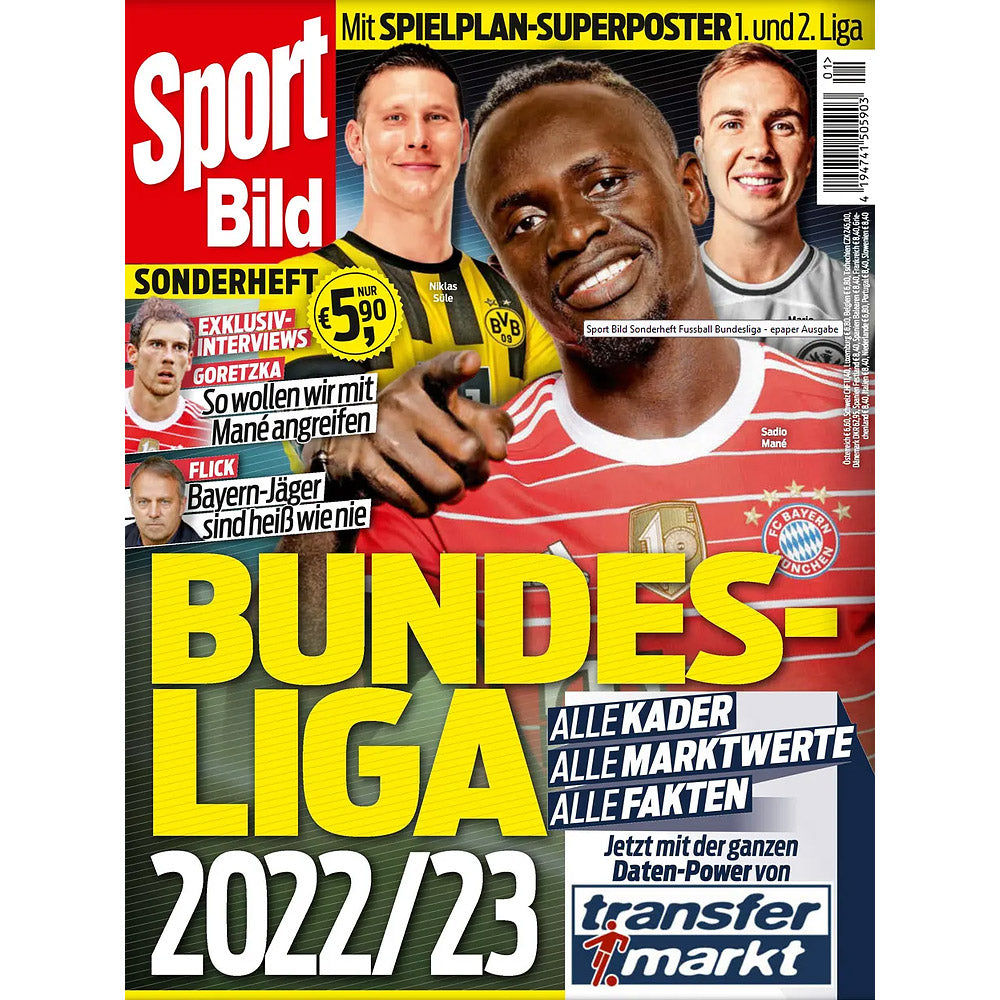 Sport Bild Sonderheft Bundesliga 2022/23 (Germany Season Preview)